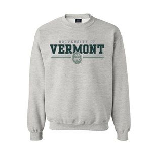 University of Vermont Grey Crewneck